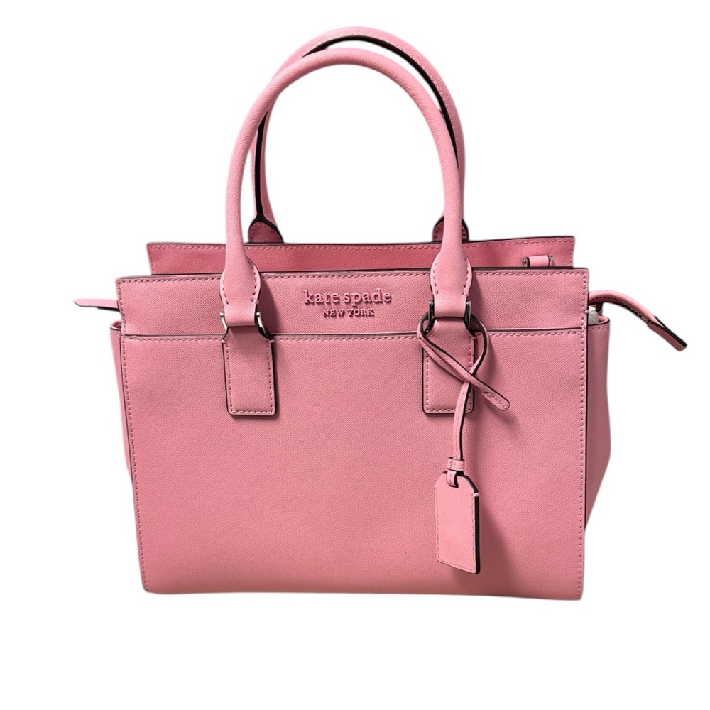 Kate Spade Pink Leather Tote Bag